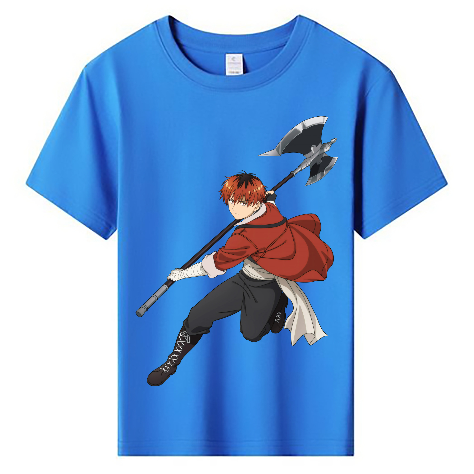 （画像用） 葬送のフリーレン Frieren 綿100％キッズTシャツ（フロントプリント）